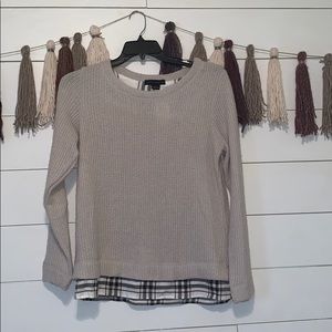 Sanctuary cream knit sweater